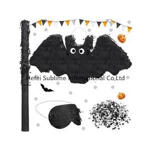Halloween Bat Pinata - Spooky Animal Party Decoration, Cute Kids Party Supplies, Fun Bat Pinata for Boys & Girls,16"x9"