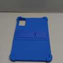 Kwamaz for 10.1 inch Android Tablet Case, Soft Silicone Cover Case 10.1'' for ROWT A10,Oscal/Aigopad/Jusysa/HAPPYBE/Moderness MB1001/Okaysea/Yqsavior/DOOGEE, Blue