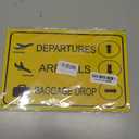 Airport Boarding Departure Baggage Gate Metal Sign Wall Decor Airplane Sign Plaque