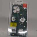 for iPhone 15 Pro Max Case, Side Chrysanthemum Pattern Design, Soft Shockproof Camera Lens Protector Phone Case for iPhone 15 Pro Max Flower, Daisy Green