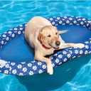 SwimWays Paddle Paws Spring Float Dog Raft, Large (65 lbs. and Up), Blue