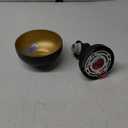 Black Outdoor Gooseneck Lighting for Barn 7 Inch Farmhouse Exterior Light Fixtures with Wall Mount, Small Porch Light with Brass Interior, Outside Gooseneck Wall Sconce for House Garage Patio