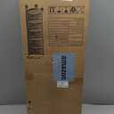 JAQ 5-Tier No Assembly White Rotating Storage Rack, Large Capacity Utility Cart for Kitchen Bathroom Nursery, Heavy Duty Fruit Vegetable Stand, White