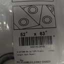 NICETOWN White 100% Blackout Lined Curtains, 2 Thick Layers Completely Blackout Window Treatment Thermal Insulated Drapes for Kitchen/Bedroom (1 Pair, 52 inches Width x 63 inches Length Each Panel)