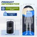 Lightweight Sleeping Bag for Adults, 3-Season Waterproof Backpacking Sleeping Bags with Compression Sack, Comfort Temp 5068F, Portable Camping Essential Gear for Travel, Hiking, Outdoor, Indoor