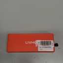 livho Retro Polarized Sunglasses - UV400 Protection, Oval Shape, Metal Frames - Matching Soft Case Inlcuded