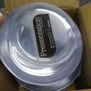 Presentation Plates Clear 7"+9" Combo - Case of 128 (4 packs x 32)