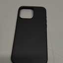 LONLI Classic - (for iPhone 15 Pro Max) - European Nappa Leather Phone Case - Smoothen and Soften Over Time - Compatible with Magsafe - Black