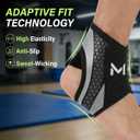 2-Pack Ankle Brace for Men & Women, Adjustable Figure-8 Stabilizer with Straps for Basketball, Volleyball & Running, Compression Sleeve for Sprained Ankle, Plantar Fasciitis & Tendonitis Relief