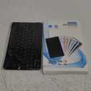 Ultra-Slim Bluetooth Keyboard for ipad, Rechargeable Portable Wireless Keyboard for iPad Pro/iPad Air/iPad mini, for iPhone Smartphone Android Samsung Tablet and Laptop