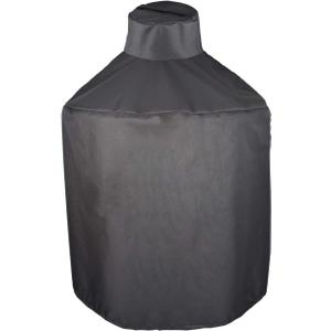 Mini Lustrous Cover Compatible with Large Big Green Egg, Kamado Ceramic Grill Cover, Outdoor Grill Cover with Durable and Waterproof Fabric, 31" Dia X 40" H(Large) (Black)