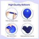 FOTIOMRG 110pcs Royal Blue Balloon Garland Arch Kit, 18 12 10 5 inch Royal Blue Latex Balloons Different Sizes Pack for Birthday Graduation Baby Shower Baseball Nautical Wedding Party Decorations