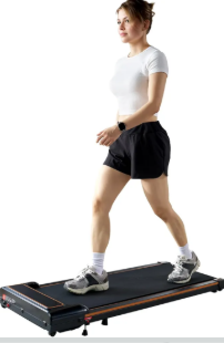 Walking Pad Treadmill with Incline, Manual Incline Under Desk Treadmill for Home/Office, 2.5 Hp Walking Jogging Running Treadmill with Led Display, Remote Control