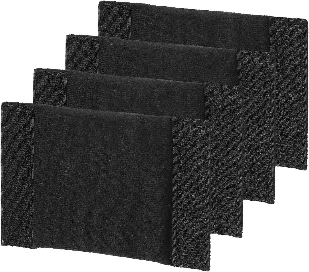 PATIKIL Camera Bag Divider, 4Pcs 5.51"x3.78"x0.55" Shockproof Camera Bag Inserts Separator Pad Protective Lens for Nikon Camera DSLR Protect Bag Organizer Universal Divider Cushion, Black