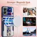 for Moto G 5G 2024 Case - Compatible with MagSafe Women Girls Boys Cute Magnetic Protective Phone Cover Cool Blue Unique Heavy Duty Shockproof Design for Motorola Moto G 5G 2024 Cases