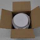 4 inch Self Watering Pots for Indoor Outdoor Plants, 6 Pack Plastic Flower Planters with Drainage Holes and Removable Saucers, Plant Pots with Wicking Rope, Modern Decor, White