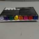 8 UV Neon Chalk Markers Glow in the Dark under Blacklight, Jumbo Liquid Chalk Markers Erasable 10mm 3 In 1 Nib, Fluorescent Paint Pens For Car Window Glass Blackboard Poster Painting DIY Craft