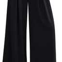 PRETTYGARDEN Womens Wide Leg Trousers 2026 Elastic High Waisted Dress Pants Pleated Slacks Flowy Business Work Palazzo Pants (Black, Medium)