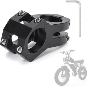 Mountain Bike Stem Compatible with Ridstar q20, 31.8/45mm Short Handlebar Stem, Lightweight and High-strength Aluminum Alloy, with Allen Wrench, Ideal for Most Bicycle, Road Bike, MTB and BMX