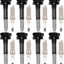 ECCPP UF622 8 ignition coils with 8 iridium Spark Plugs for ford for F150 5.0L ‎UF622 UF622 DG542
