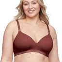 Warner's Womens Simply Perfect Super Soft Wireless Lightly Lined Comfort Bra Rm1691t (40B, Pinot Noir)