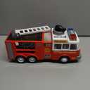 JOYIN LED Fire Truck Toy for Toddlers - LED Projections & Sirens, Bump and Go Fire Engine Trucks with Mode Switch & Volume Control, Kids Firetruck, Boy Toys, Christmas Birthday Gifts for Grandkids