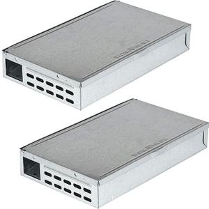 Victor Tin Cat MultiCatch Live Mouse Trap  Indoor and Outdoor Humane Catch and Release Mouse Trap  M310SSR  Humanely Capture Mice  2 Traps