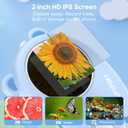 2 in 1 Microscope for Kids Video Camera, UPSPORT 2"HD IPS Screen 1000X Handheld Digital Microscopes Pocket Portable Microscope Camera, USB PC Compatible, STEM Science Edu Fun for Boys Girls Toys Gifts (Blue)