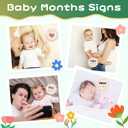 2 x 3D Baby Monthly Milestone Wooden Discs Set  15 Pcs Baby Month Markers for Photos, Hello World Newborn Announcement Sign, My First Holiday Milestones Props Keepsakes