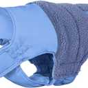 Winter Dog Hoodie Sweatshirts with Pockets Warm Dog Clothes for Small Dogs Chihuahua Coat Clothing Puppy Cat Custume (Blue, L)