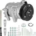 New AC Compressor with Clutch and Component Kit for Ford Expedition 2009-2014 5.4 5.4L, for Lincoln Navigator 2009-2014 5.4 5.4Lfor 10905C, 1010905, 1110905