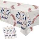 Baseball Baby Shower Decorations Tablecloth - It‘s A Boy Baseball Baby Shower Supplies Table Cover, A Little Slugger is On The Way Party Decorations Table Cloth