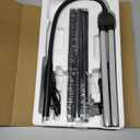 LED Floor Lamp with Remote Control, Bright 18W Floor Lamps for Living Room with Double Head, Adjustable Gooseneck Standing Lamp, Eye Caring Reading Light for Eyelash Extetions Craft Office