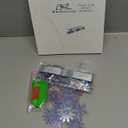 Remuuly 12 Pairs Christmas Diamond Art Earrings Making Kit 5D DIY Dangle Drop Diamond Art Painting Earrings Ornament Christmas Jewelry Making for Adults Women Tool Kit(Snowflake Style)