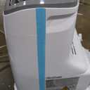 BLACK+DECKER Portable Air Conditioner, 8,000 BTU (3,950 BTU SACC) for Rooms up to 400 Sq. Ft., Portable AC with Follow Me Remote Control and Window Kit, BPACT08WT, White