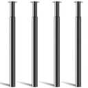 Adjustable Table Leg 28-43", Black Breakfast Bar & Worktop Support Leg 4Pcs