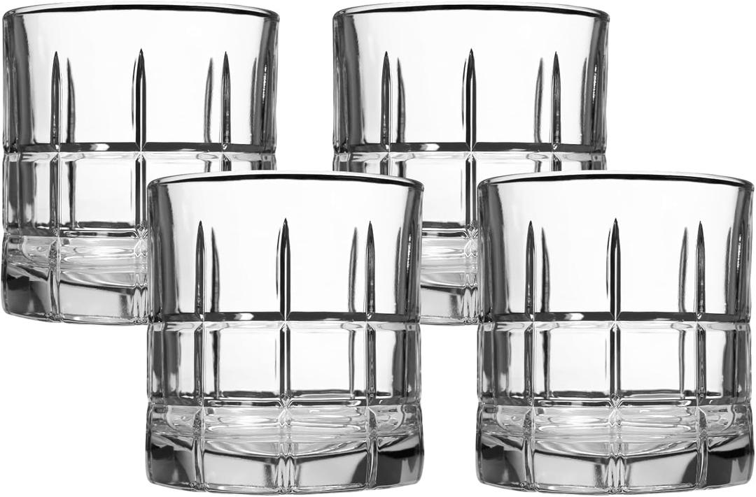 Anchor Hocking Manchester Drinking Glasses (4-Pieces, 10.5-ounce, Sishwasher Safe)