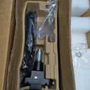 monTEK Sleek Aluminum Monitor Arm for 17–57” Ultrawide Screens up to 59.4 lbs, Heavy Duty Single Monitor Arm Desk Mount, Pneumatic Lift, Quick-Release Plate, Clamp/Grommet, Max VESA 100x100