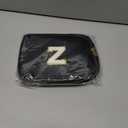 Belt Bag Crossbody Bags for Girls Women,Mothers Day Gifts for Mom from Daughter,Birthday Gifts for 8 9 10 11 12 13 Year Old Girl,Small Waist Packs Kids Fanny Pack,Initial White A,Black Bag