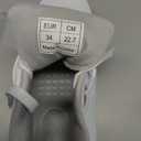 Double-Row Deform Wheel Automatic Walking Shoes Invisible Deformation Roller Skate 2 in 1 Removable Pulley Skates Skating Parkour (5, White Silver)