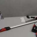 MZK 20V MAX 22.4-inch Cordless Pole Hedge Trimmer Attachment, 8-Feet Reach, Electric Hedge Trimmer with Extension Pole, Multi-Angle (Battery and Charger Included)