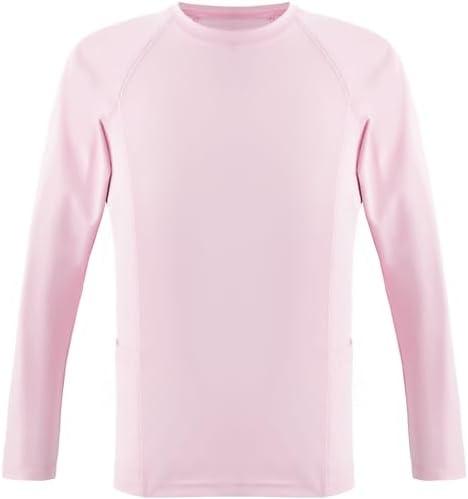 JUMPCCOKO Boys Rash Guard Shirts UPF 50+ Long Sleeve Girls UV Sun Protection Athletic Rash Guard Rashguard Swim Shirt Size 120