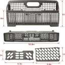AMI PARTS 8531233 WP8562043 Universal Dishwasher Silverware Basket Replacement Fit for Whirlpool Kitchenaid Dishwasher Utensil Rack Basket, Replaces 8531233,8562043, WP8531233VP