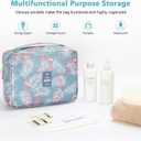 Mossio Hanging Toiletry Bag with Sturdy Hook - Large Portable Cosmetic Makeup Travel Organizer for Men & Women