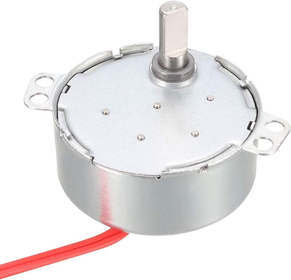 uxcell Synchronous Gear Motor AC 12V 2.5-3RPM 50-60Hz Electric Motor CCW/CW 4W for Electric Fan