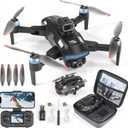 Mini Drone, Headless Mode, One key Return/Emergency Stop, 3D Flips 2 Batteries, Foldable RC Quadcopter.(Black)