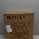 Baby Ball Pit Tent with 50 Balls - For Toddlers, Pink/White/Gray Princess Playhouse with Carry Bag, 109x90cm