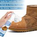 Shoe Cleaner 6.76 fl oz, Suede & Nubuck Cleaning Kit for Shoes, Boots, Sneakers & Bags, Suede Cleaner Kit