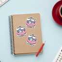 (3 Pcs) Sorry I Can't F*cking Go I'm an Indoor Cat Sticker Cute Cat Quote Funny Pet Humor Vinyl Decal Waterproof for Laptop, Tumbler, Helmet, Mug Gift for Kid Adults Friend Worker 3 Inch