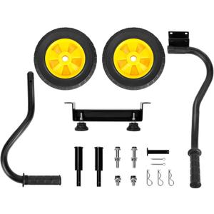 Generator Wheel Kit Compatible with Champion Generator 2800-4750w, Generator Replacement Parts 40065, with Folding Handle and Never-Flat Tires